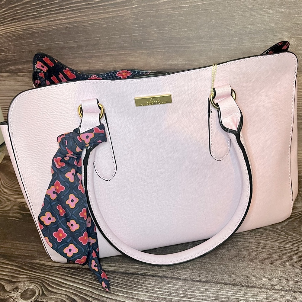 SR-Baby pink Trina Turk purse